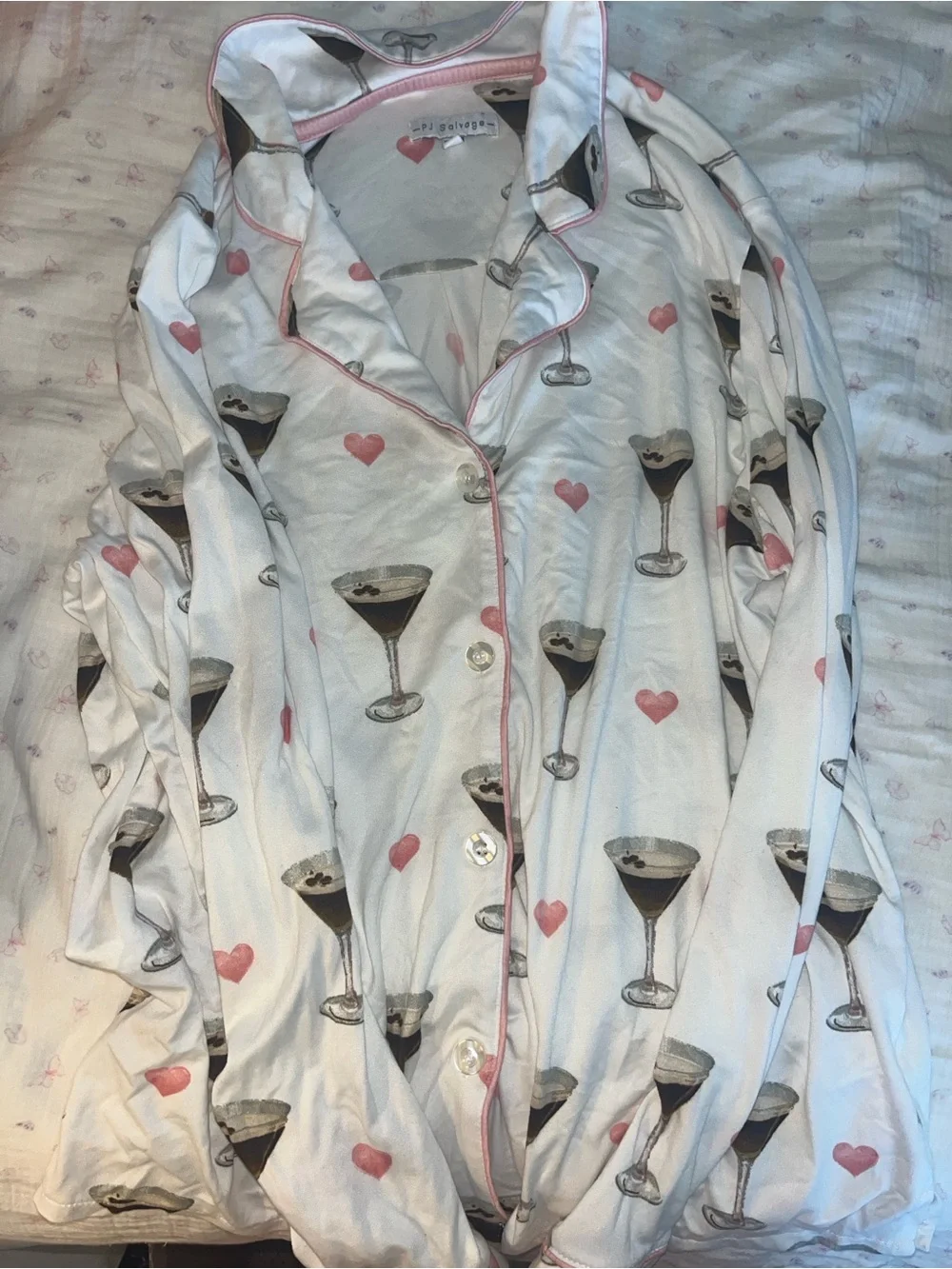 pj salvage espresso martini pajamas